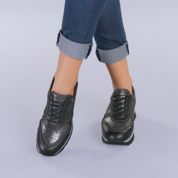Δερμάτινα παπούτσια Size μαύρα, 2 - Kalapod.gr